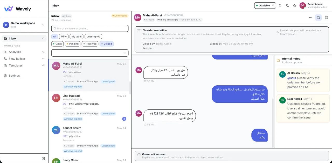 Shared Inbox and customer context